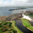 Muestra de producción de energía eléctrica de Guri.