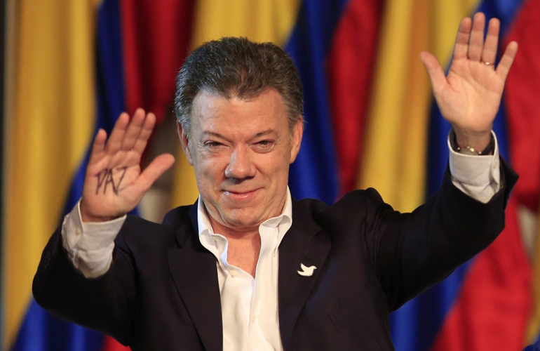 Juan Manuel Santos logró conseguir la reelección.