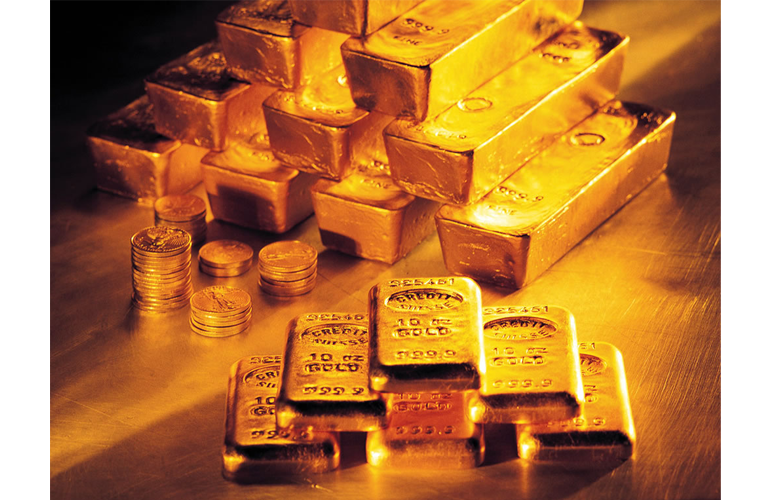 Las reservas en oro acumulan caída del 24% en año y medio.