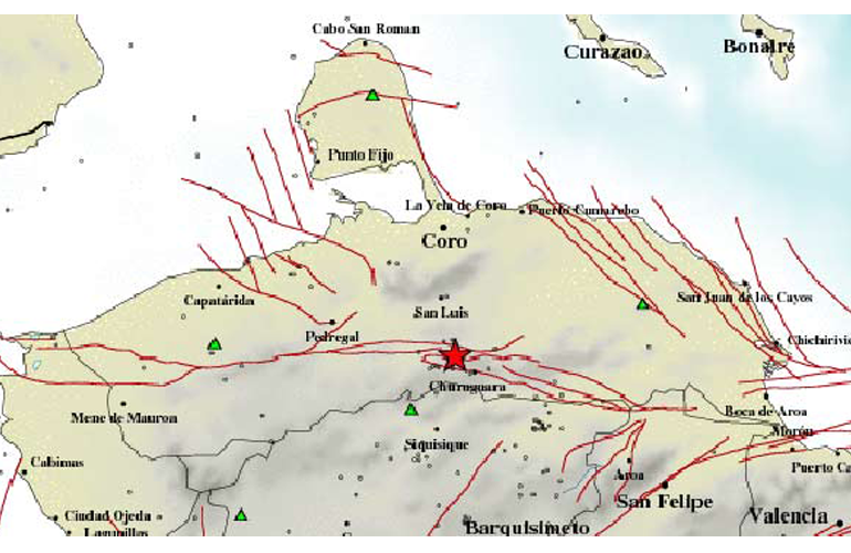 Sismo de 3.4 ML se manifestó en Falcón