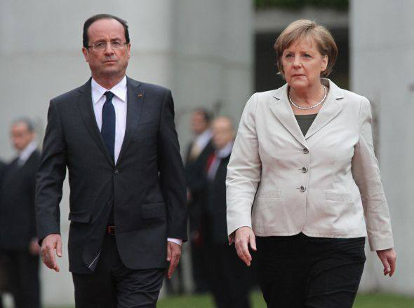 Merkel y Hollande llevarán nuevo plan de paz Ucrania a Moscú