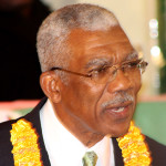 David Granger, presidente de Guyana, da tranquilidad a Exxon