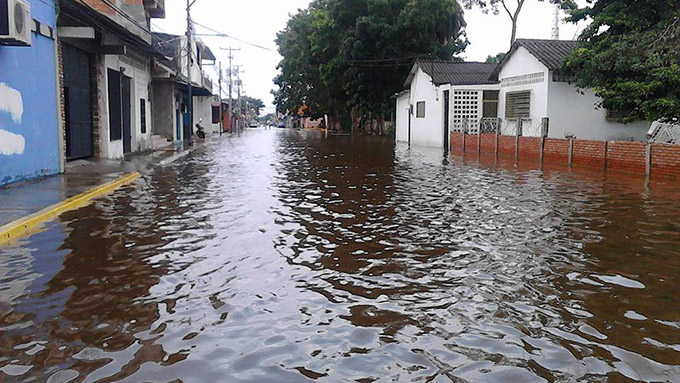 Inundación en Guasdualito