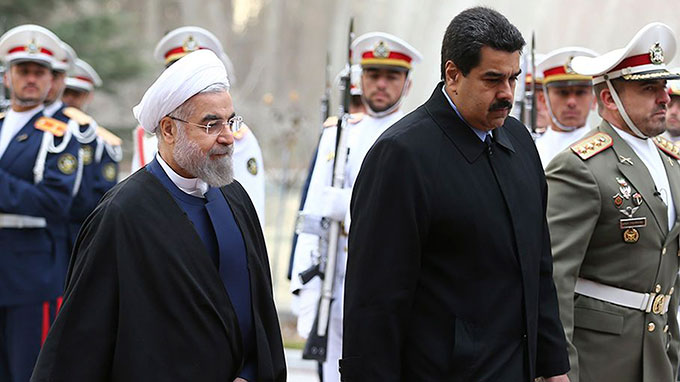 Rouhani y Maduro
