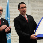 Jorge Arreaza recibe el premio otorgado por la FAO a Venezuela