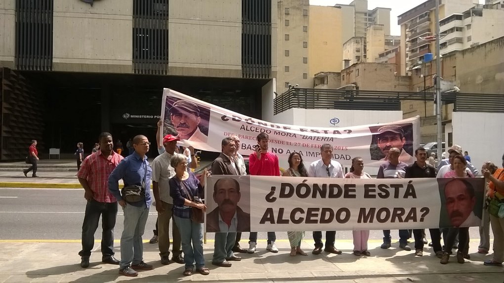 Alcedo Mora, dirigente social, lleva 6 meses desaparecido