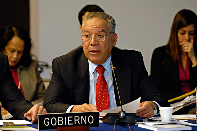 Germán Saltrón en la OEA
