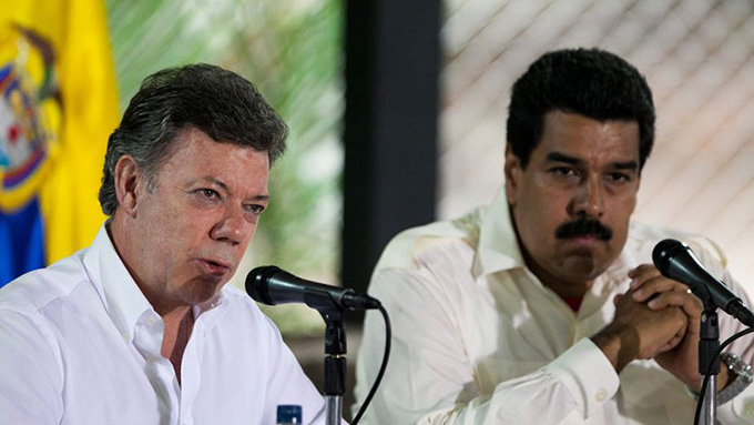 Reunión Maduro Santos