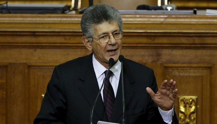Henry Ramos Allup, presidente de la Asamblea Nacional