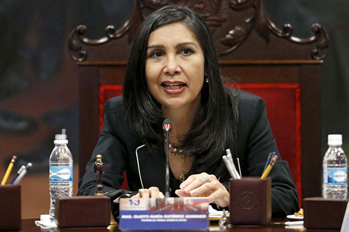 Gladys Gutiérrez, presidenta del TSJ