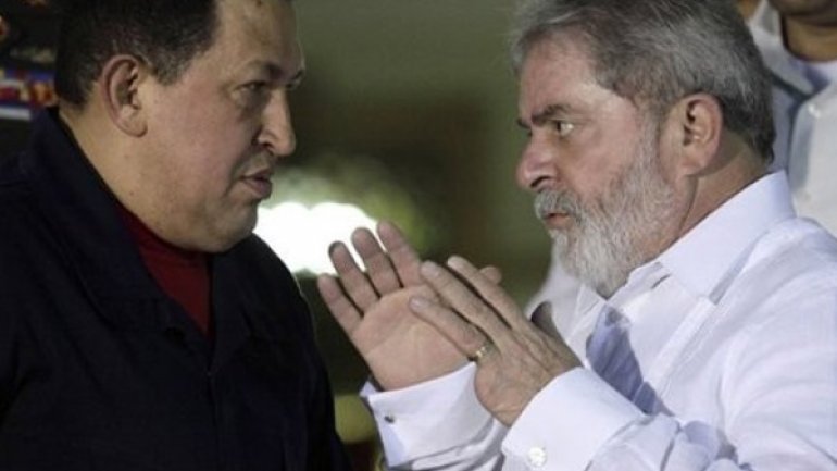 Hugo Chávez y Lula Da Silva