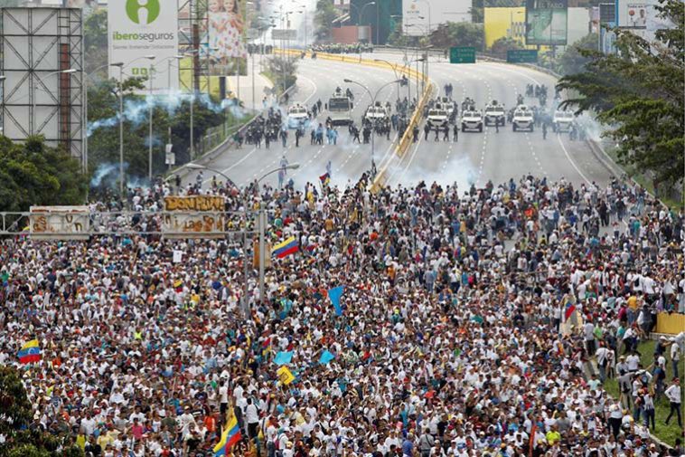 Manifestaciones en Caracas