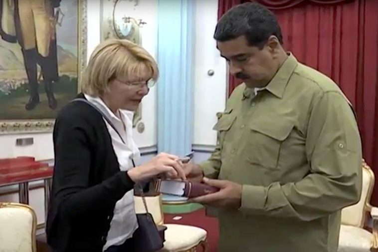 Luisa Ortega Díaz y Nicolás Maduro