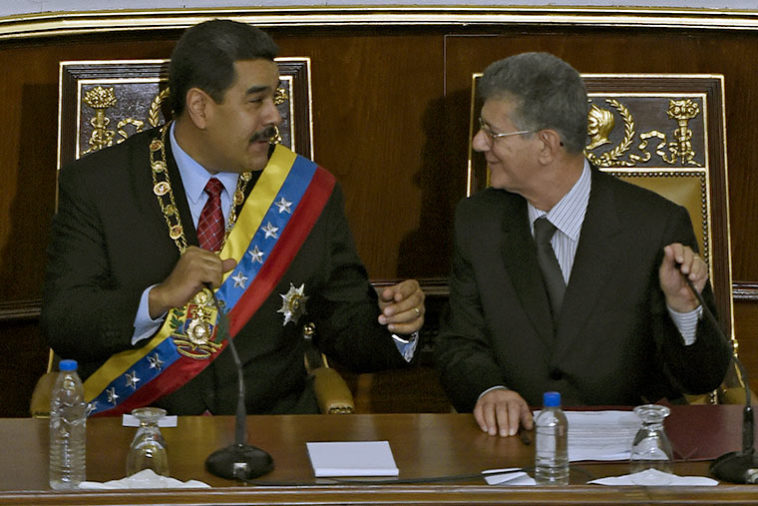 Nicolás Maduro y Henry Ramos Allup - PSUV-MUD: Dos facciones del régimen